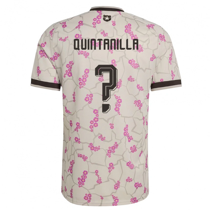 Danxen Men Chile Vicente Quintanilla #0 White Purple Away Jersey 26-28 T-Shirt