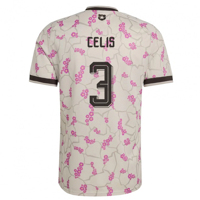 Danxen Men Chile Milovan Celis #3 White Purple Away Jersey 26-28 T-Shirt