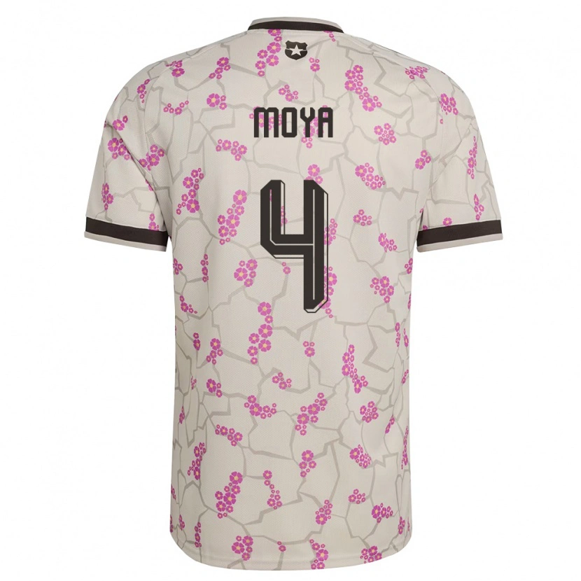 Danxen Men Chile Matías Moya #4 White Purple Away Jersey 26-28 T-Shirt