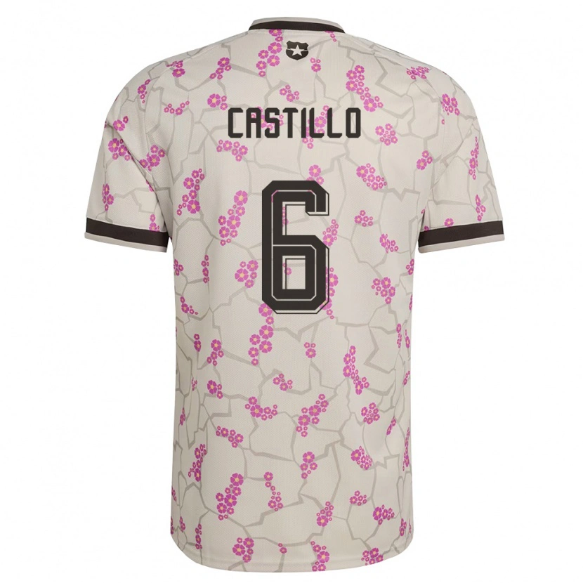 Danxen Men Chile Cristóbal Castillo #6 White Purple Away Jersey 26-28 T-Shirt
