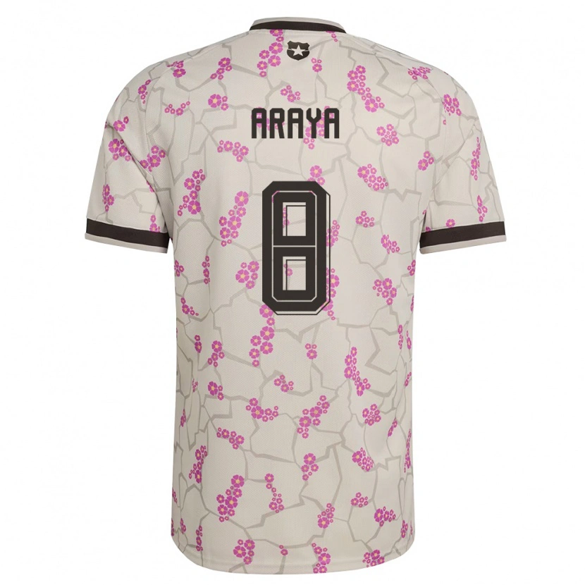 Danxen Men Chile Karen Araya #8 White Purple Away Jersey 26-28 T-Shirt