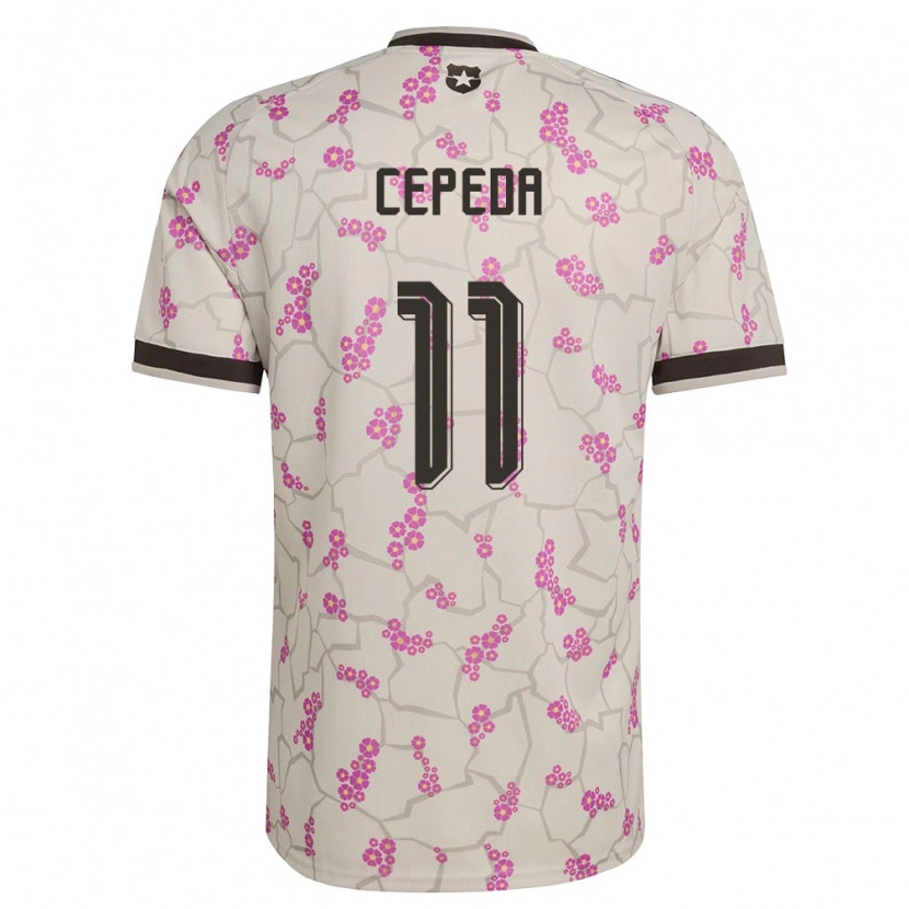 Danxen Men Chile Lucas Cepeda #11 White Purple Away Jersey 26-28 T-Shirt