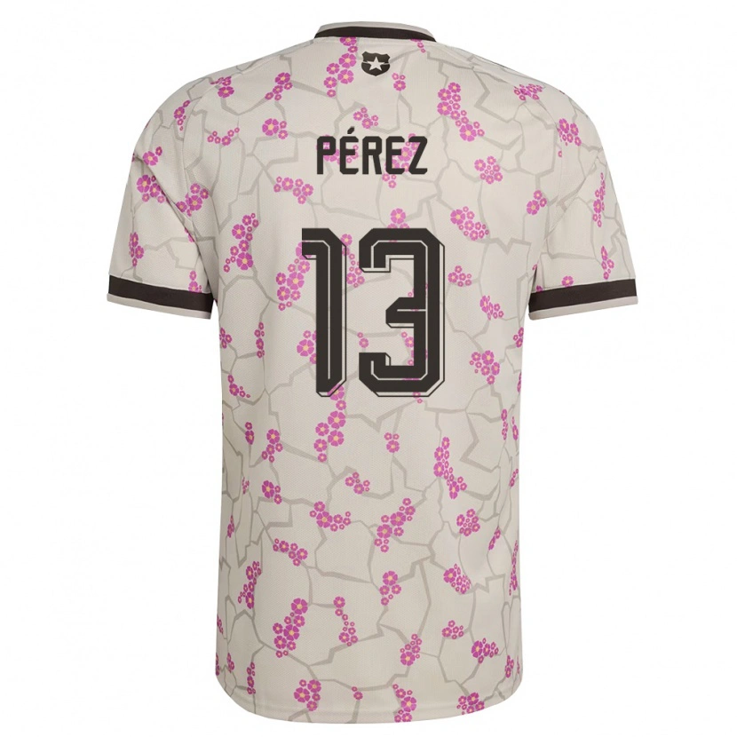 Danxen Men Chile Matías Pérez #13 White Purple Away Jersey 26-28 T-Shirt
