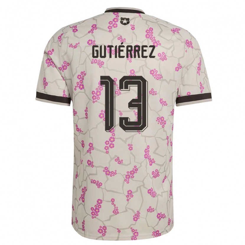 Danxen Men Chile Javier Gutiérrez #13 White Purple Away Jersey 26-28 T-Shirt
