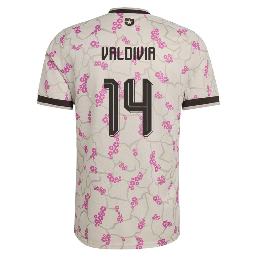 Danxen Men Chile Felipe Valdivia #14 White Purple Away Jersey 26-28 T-Shirt