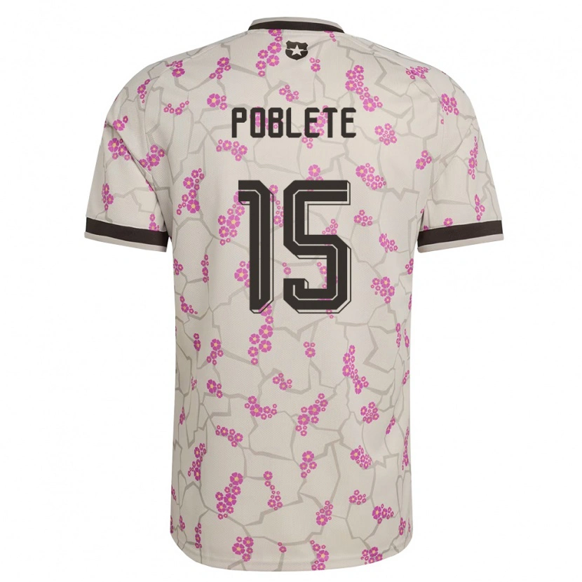 Danxen Men Chile Jaime Poblete #15 White Purple Away Jersey 26-28 T-Shirt