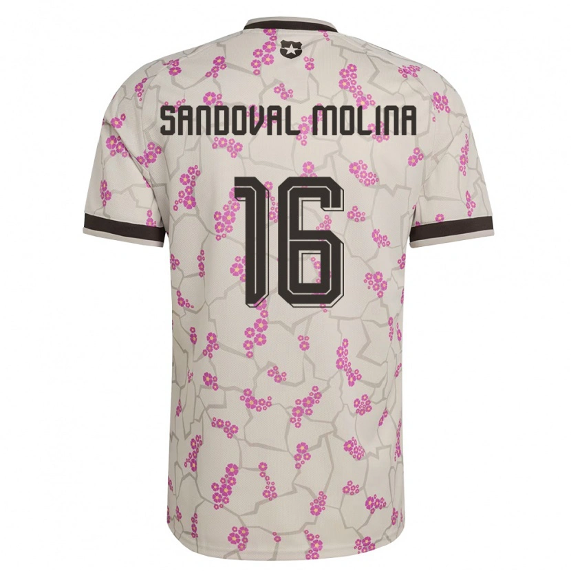 Danxen Men Chile Mario Sandoval #16 White Purple Away Jersey 26-28 T-Shirt