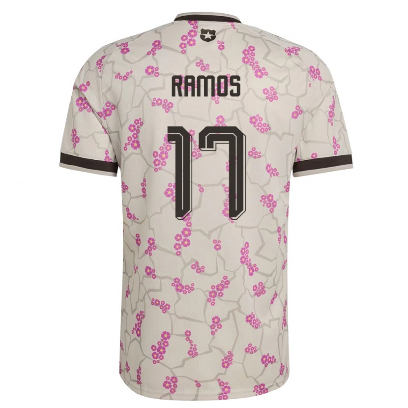 Danxen Men Chile Emiliano Ramos #17 White Purple Away Jersey 26-28 T-Shirt