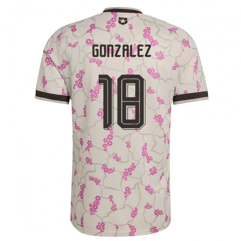 Danxen Men Chile Bryan González #18 White Purple Away Jersey 26-28 T-Shirt