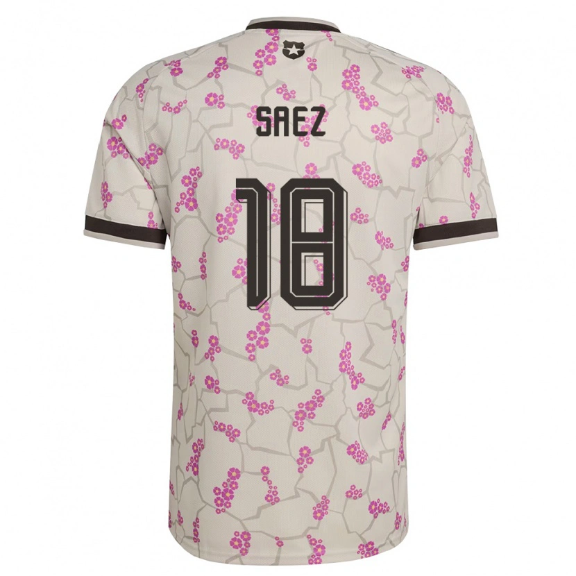 Danxen Men Chile Camila Sáez #18 White Purple Away Jersey 26-28 T-Shirt