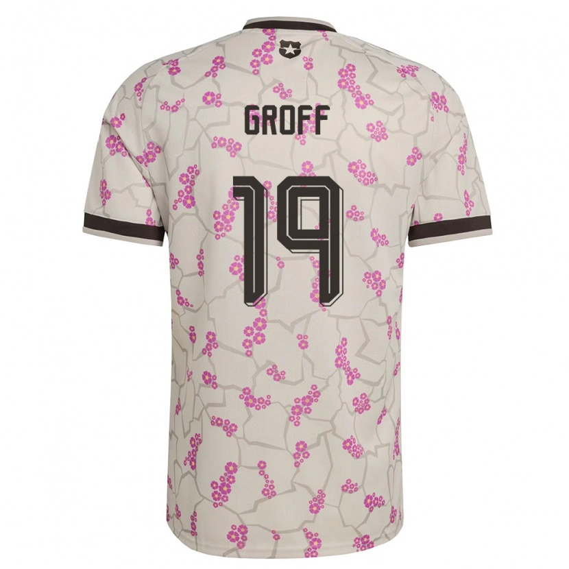 Danxen Men Chile Llanka Groff #19 White Purple Away Jersey 26-28 T-Shirt