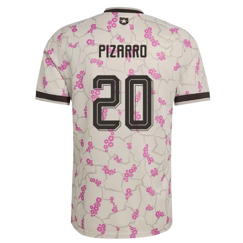 Danxen Men Chile Damián Pizarro #20 White Purple Away Jersey 26-28 T-Shirt