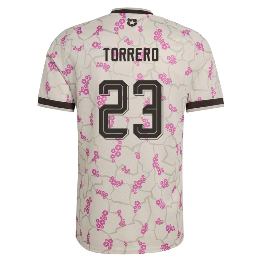 Danxen Men Chile Ryann Torrero #23 White Purple Away Jersey 26-28 T-Shirt