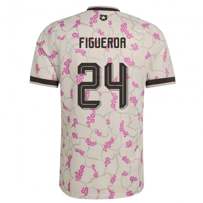 Danxen Men Chile Ámbar Figueroa #24 White Purple Away Jersey 26-28 T-Shirt