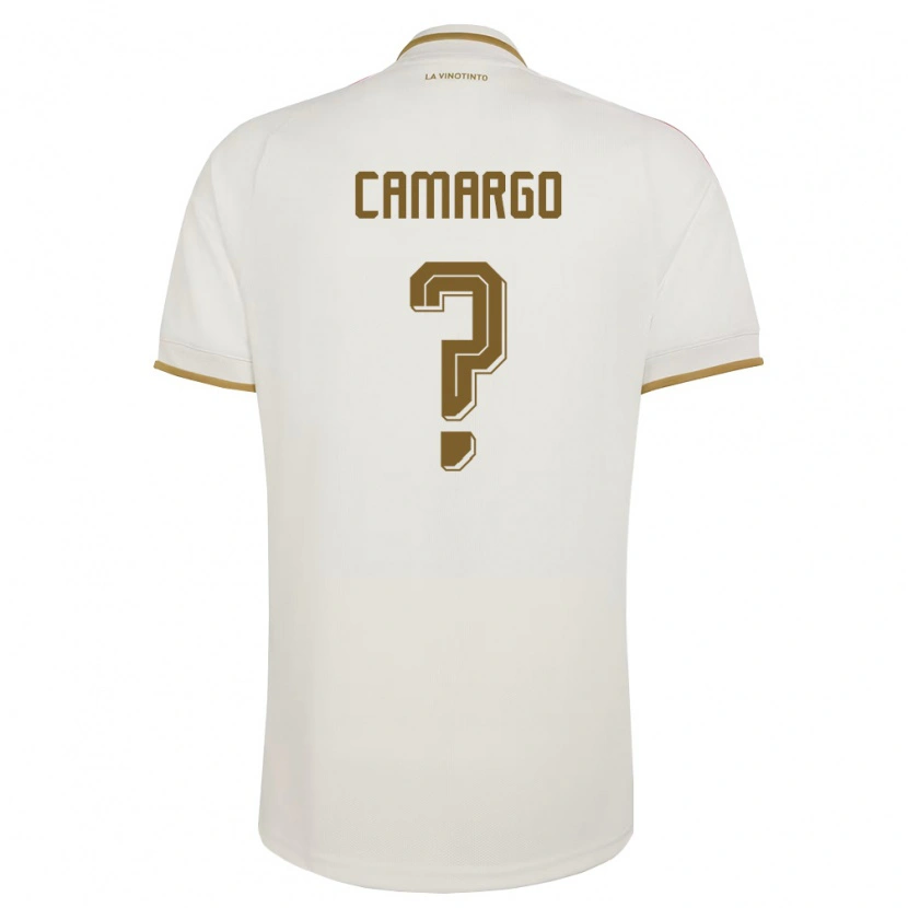 Danxen Men Venezuela Jesús Camargo #0 Off-White Yellow Away Jersey 26-28 T-Shirt