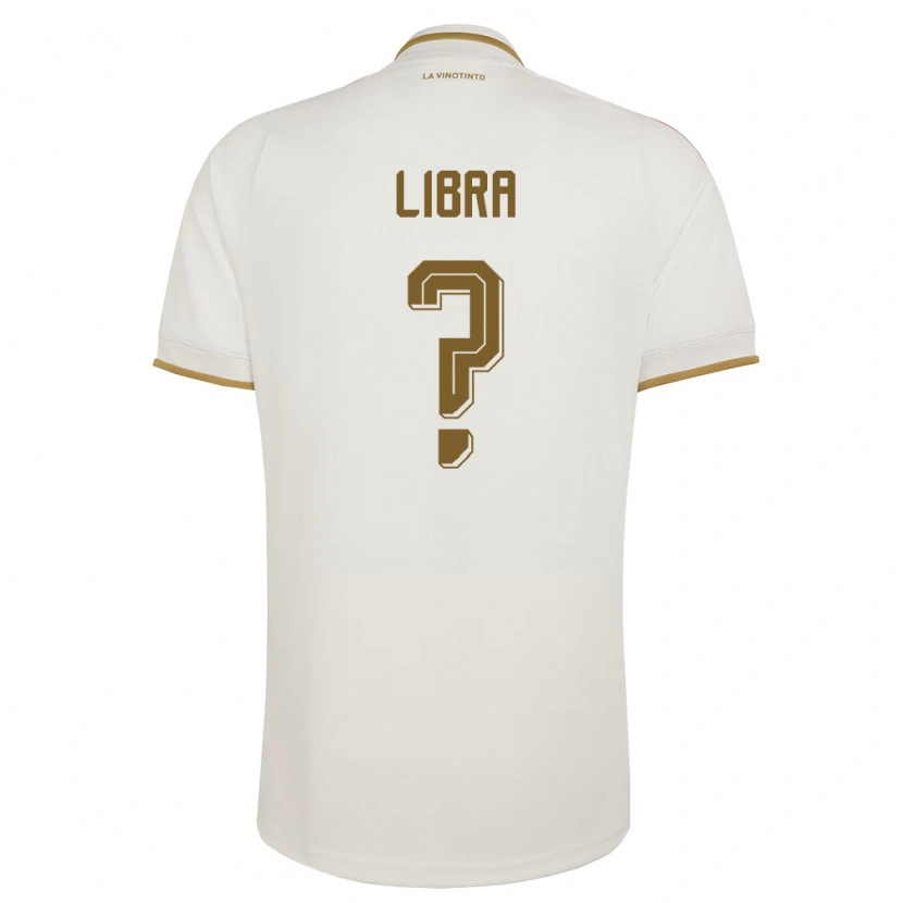 Danxen Men Venezuela Marco Libra #0 Off-White Yellow Away Jersey 26-28 T-Shirt