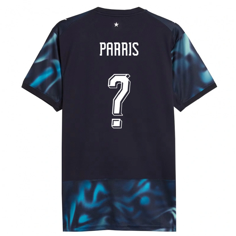 Danxen Men Paraguay Mattías Parris #0 Navy Sky Blue Away Jersey 26-28 T-Shirt