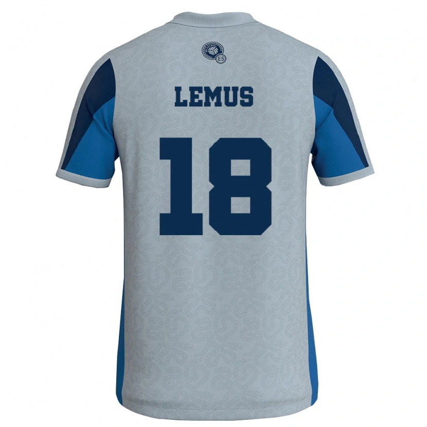 Danxen Men El Salvador Hamilton Lemus #18 White Sky Blue Away Jersey 26-28 T-Shirt