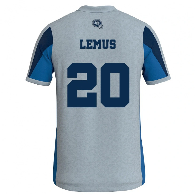 Danxen Men El Salvador Diego Lemus #20 White Sky Blue Away Jersey 26-28 T-Shirt
