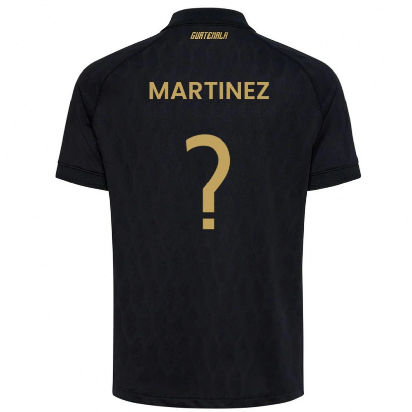 Danxen Men Guatemala José Carlos Martinez #0 Black Sky Blue White Away Jersey 26-28 T-Shirt