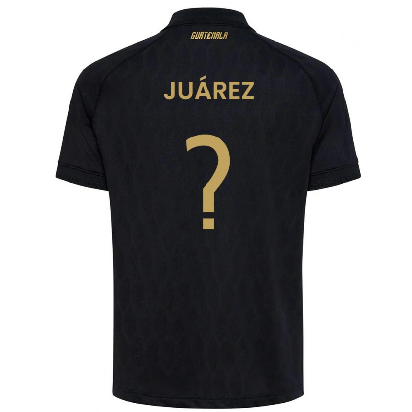 Danxen Men Guatemala Ailyn Juárez #0 Black Sky Blue White Away Jersey 26-28 T-Shirt