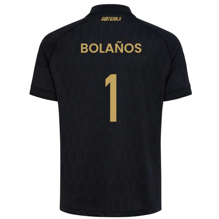 Danxen Men Guatemala Diego Bolaños #1 Black Sky Blue White Away Jersey 26-28 T-Shirt