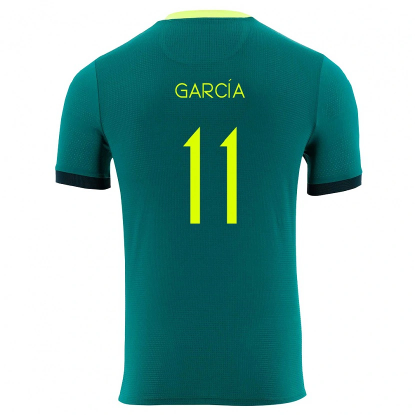 Danxen Women Bolivia Santos García #11 Green Yellow Black Home Jersey 26-28 T-Shirt