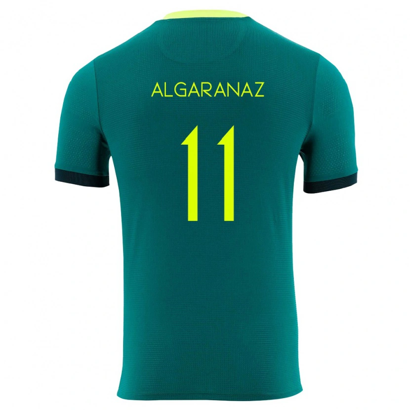 Danxen Women Bolivia Carmelo Algarañaz #11 Green Yellow Black Home Jersey 26-28 T-Shirt
