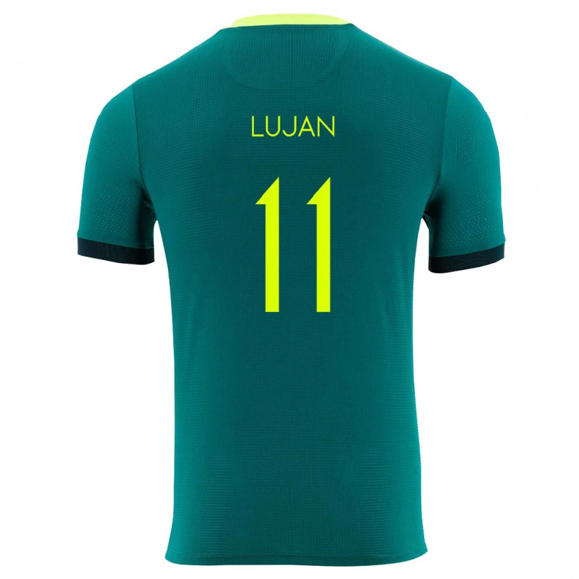 Danxen Women Bolivia Pablo Luján #11 Green Yellow Black Home Jersey 26-28 T-Shirt