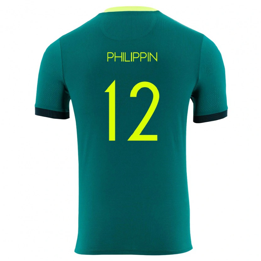 Danxen Women Bolivia Adrien Philippin #12 Green Yellow Black Home Jersey 26-28 T-Shirt