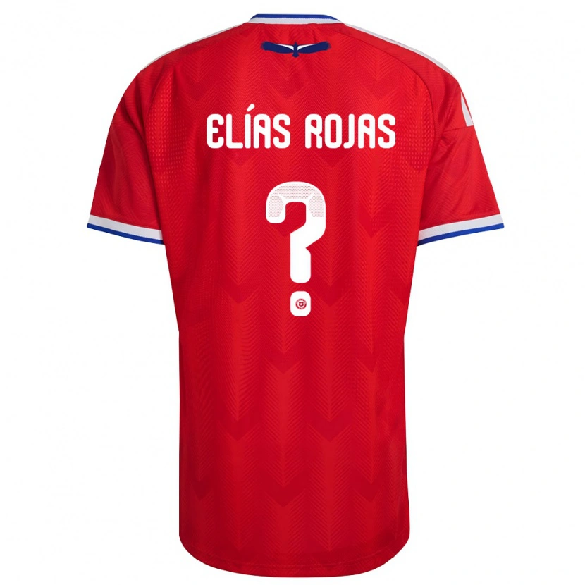 Danxen Women Chile Elías Rojas #0 Red White Blue Home Jersey 26-28 T-Shirt