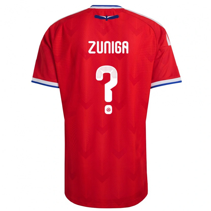 Danxen Women Chile Máximo Zúñiga #0 Red White Blue Home Jersey 26-28 T-Shirt