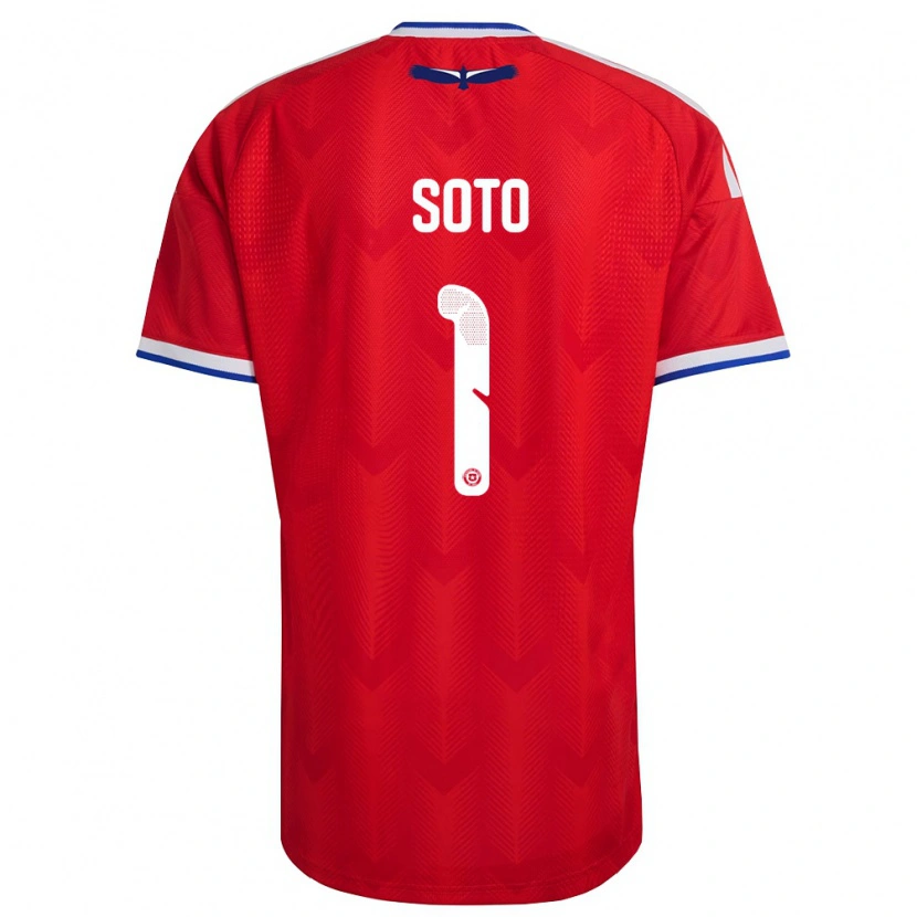 Danxen Women Chile Fernando Soto #1 Red White Blue Home Jersey 26-28 T-Shirt