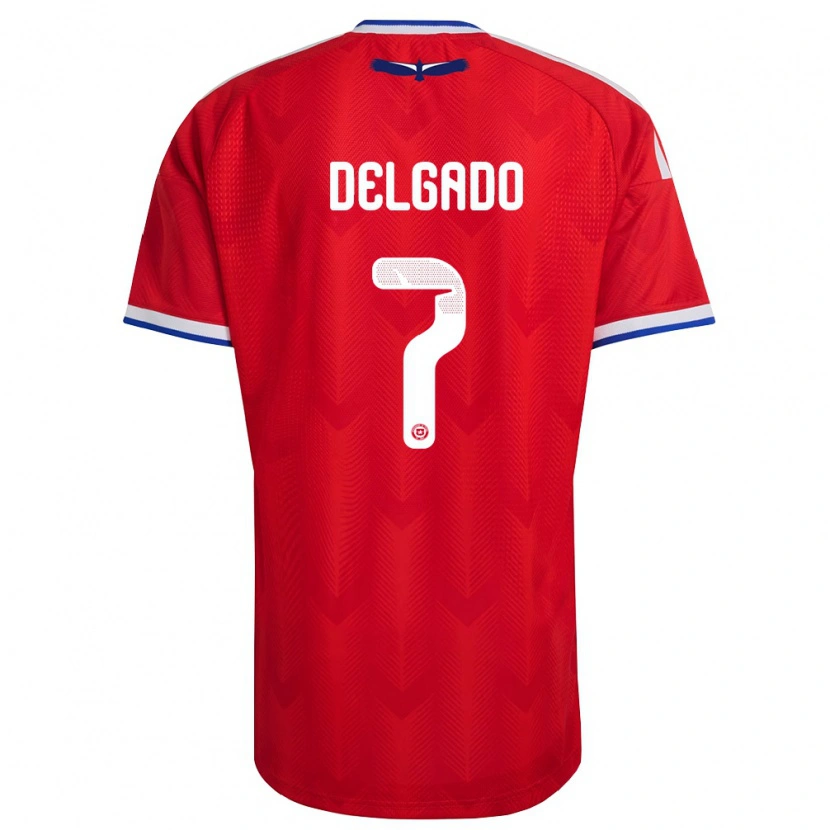 Danxen Women Chile Amaro Delgado #7 Red White Blue Home Jersey 26-28 T-Shirt