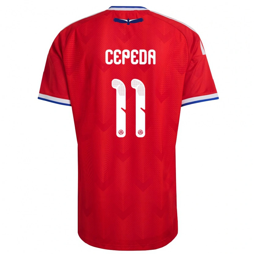 Danxen Women Chile Lucas Cepeda #11 Red White Blue Home Jersey 26-28 T-Shirt
