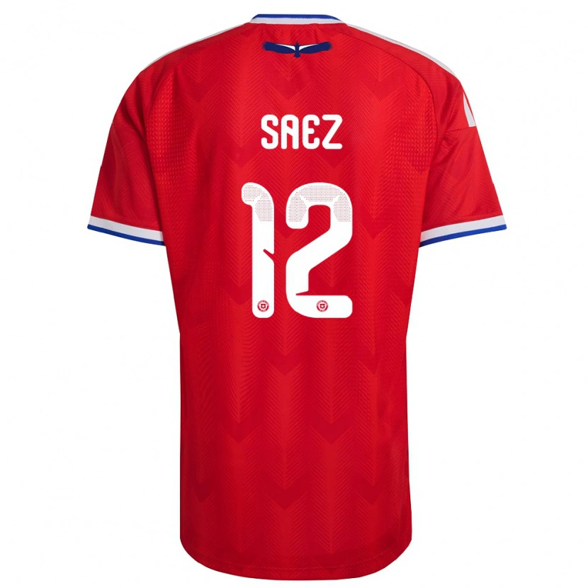 Danxen Women Chile Ignacio Sáez #12 Red White Blue Home Jersey 26-28 T-Shirt