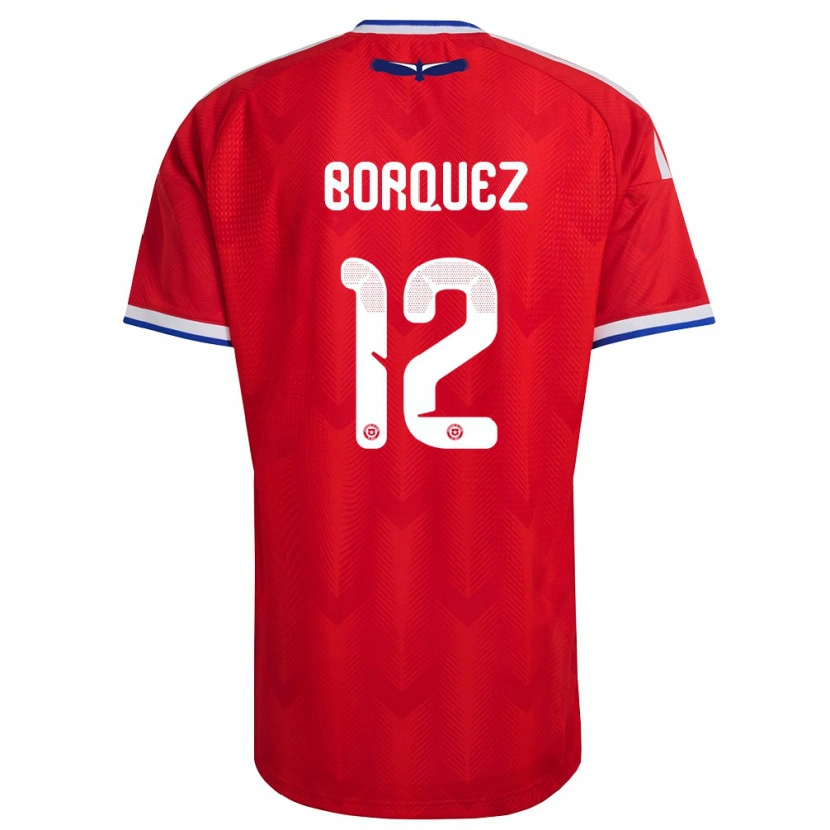 Danxen Women Chile Gabriela Bórquez #12 Red White Blue Home Jersey 26-28 T-Shirt