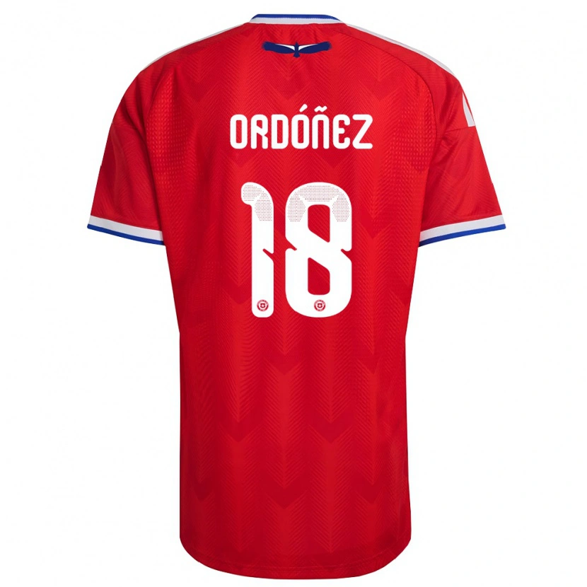 Danxen Women Chile Samuel Ordóñez #18 Red White Blue Home Jersey 26-28 T-Shirt