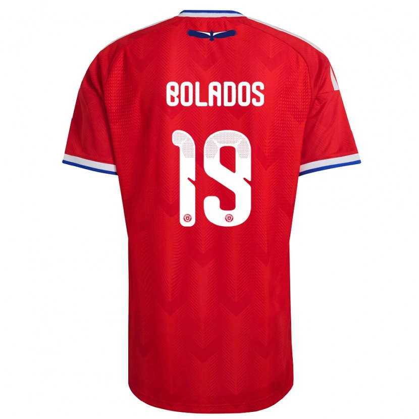 Danxen Women Chile Marcos Bolados #19 Red White Blue Home Jersey 26-28 T-Shirt