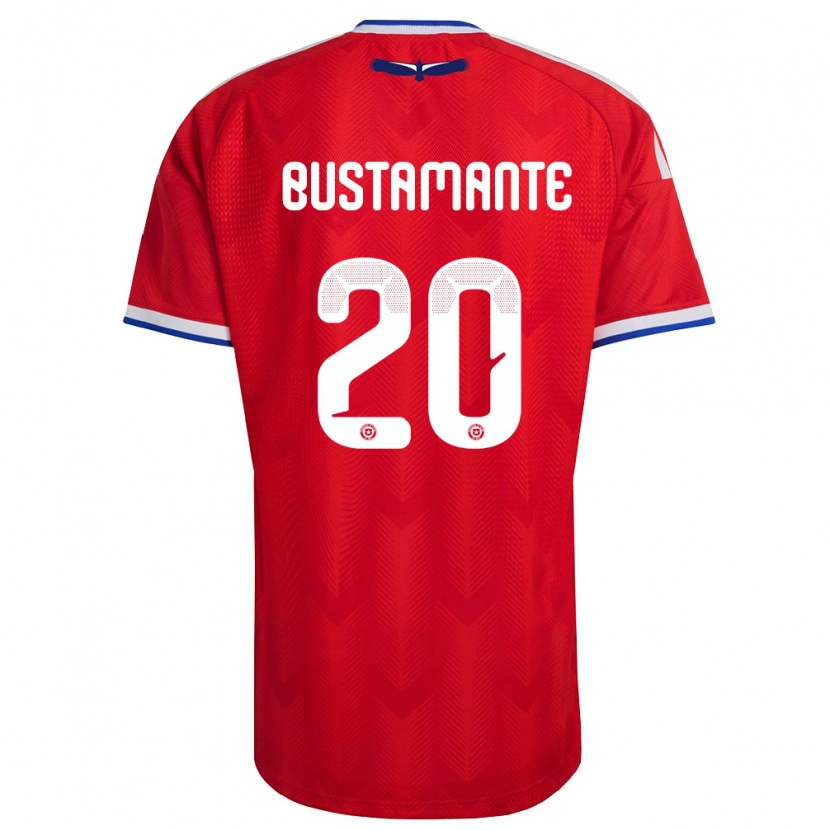 Danxen Women Chile Paloma Bustamante #20 Red White Blue Home Jersey 26-28 T-Shirt
