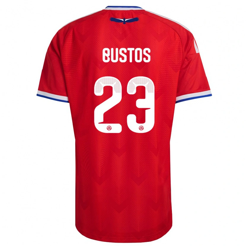 Danxen Women Chile Ignacia Bustos #23 Red White Blue Home Jersey 26-28 T-Shirt