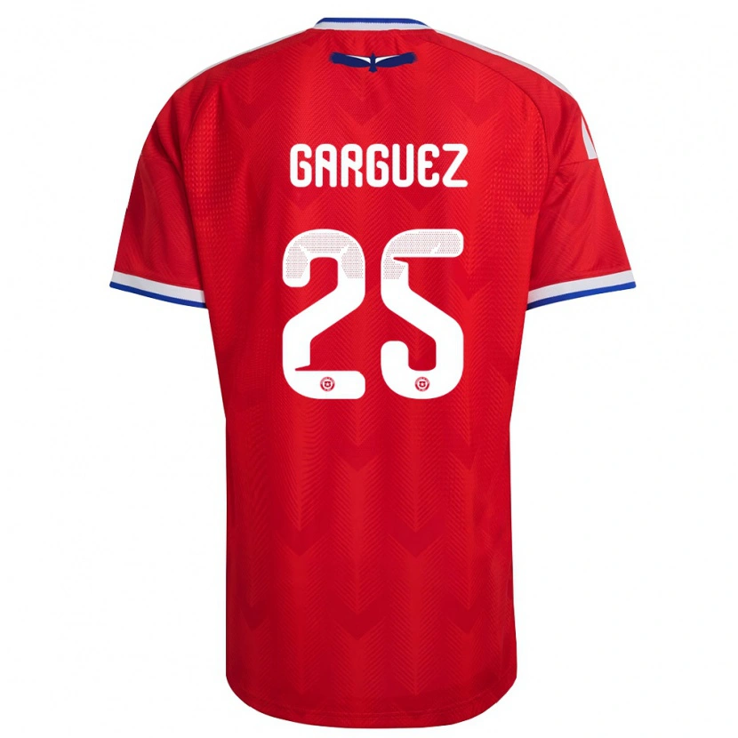 Danxen Women Chile Ian Garguez #25 Red White Blue Home Jersey 26-28 T-Shirt