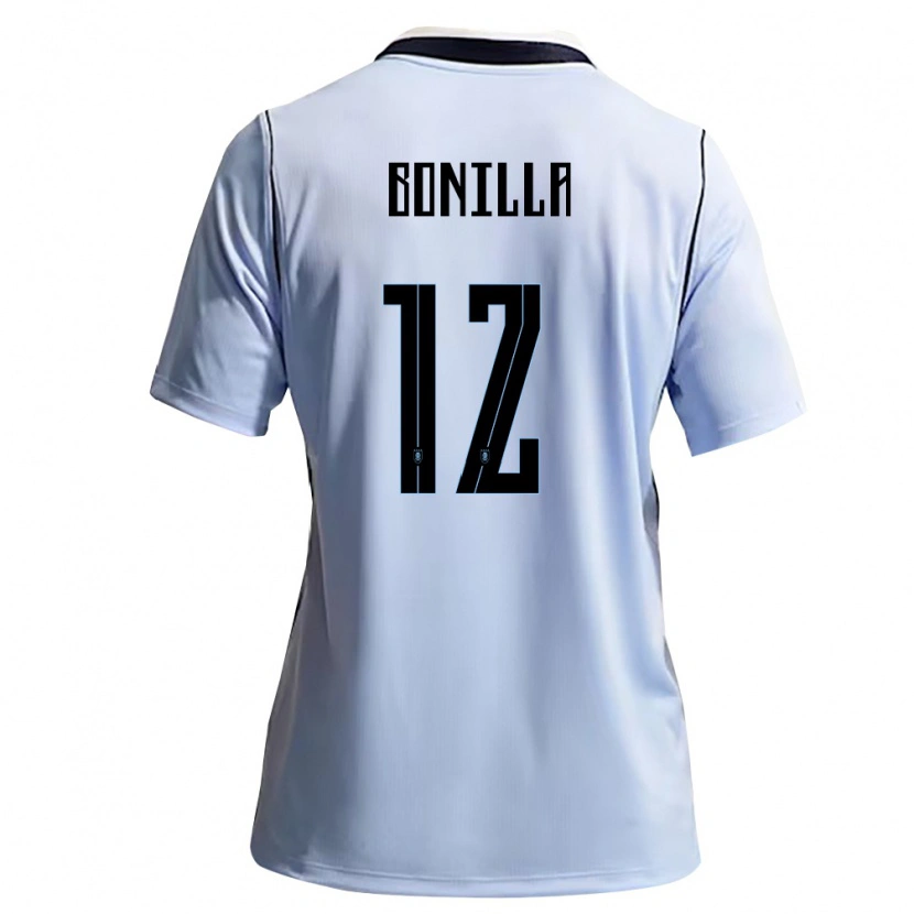 Danxen Women Uruguay Federico Bonilla #12 Sky Blue White Home Jersey 26-28 T-Shirt