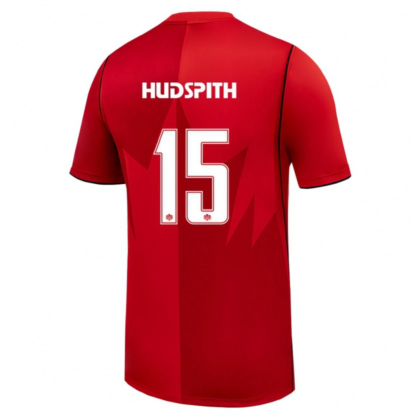 Danxen Women Canada Henry Hudspith #15 Red White Home Jersey 26-28 T-Shirt