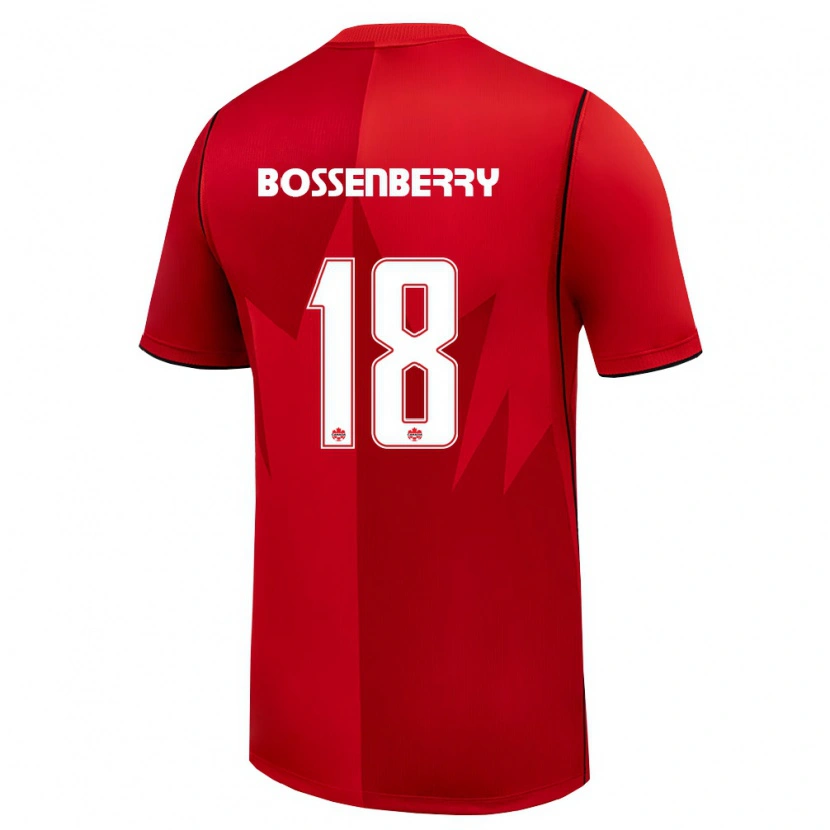 Danxen Women Canada Antone Bossenberry #18 Red White Home Jersey 26-28 T-Shirt