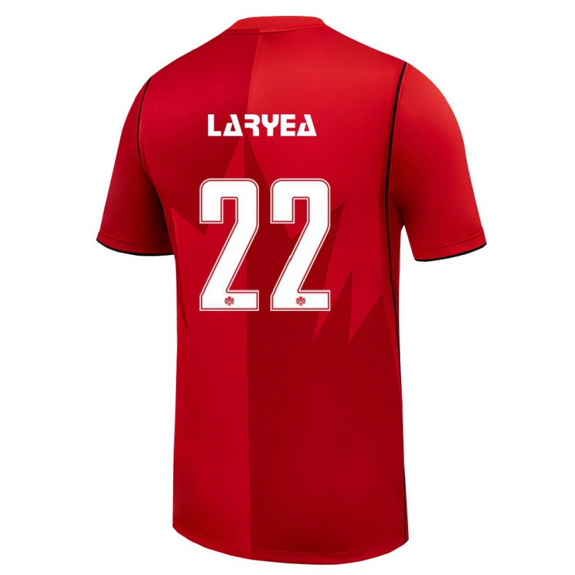 Danxen Women Canada Richie Laryea #22 Red White Home Jersey 26-28 T-Shirt