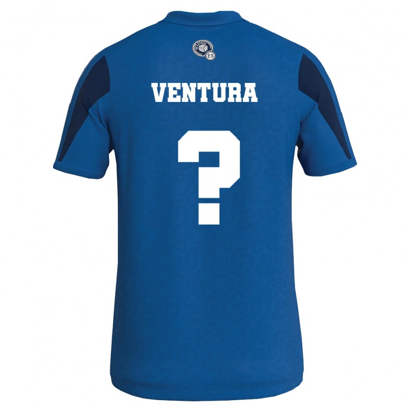 Danxen Women El Salvador Michael Ventura #0 Blue Navy Home Jersey 26-28 T-Shirt
