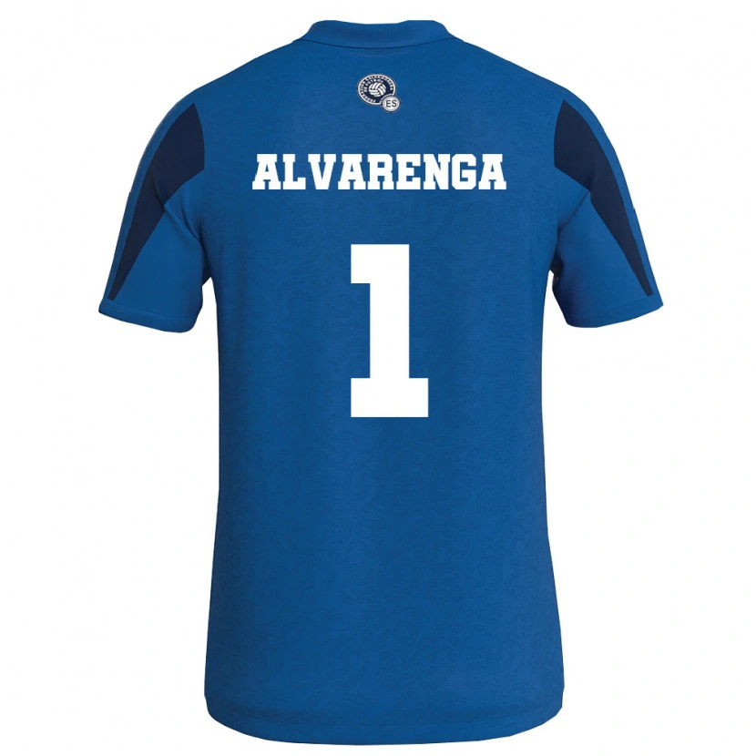 Danxen Women El Salvador José Alvarenga #1 Blue Navy Home Jersey 26-28 T-Shirt