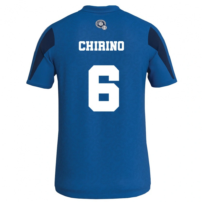 Danxen Women El Salvador Alejandra Chirino #6 Blue Navy Home Jersey 26-28 T-Shirt