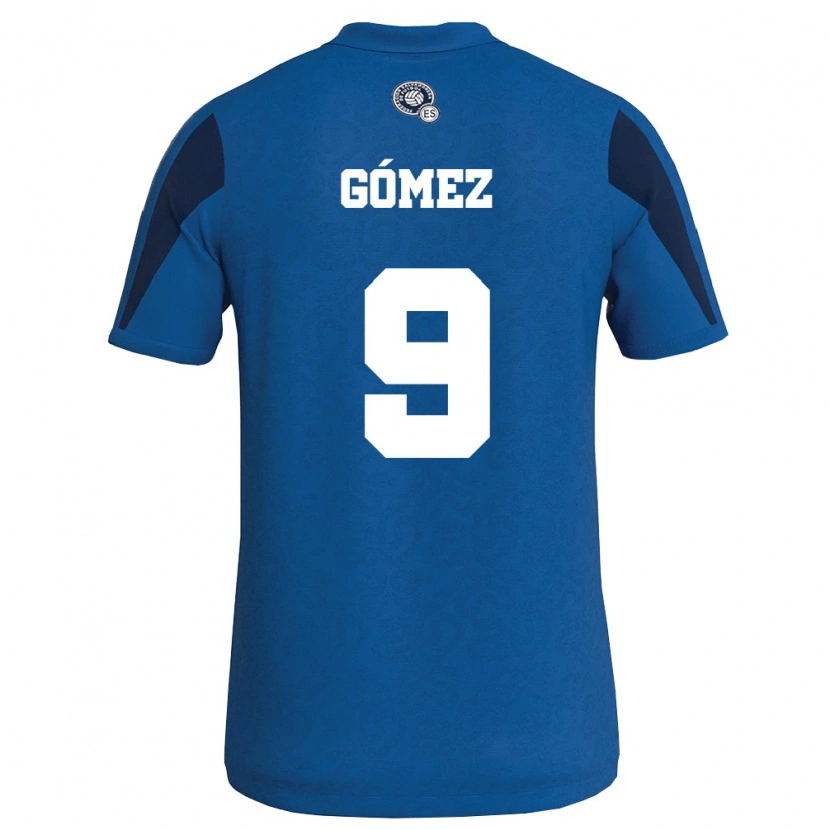 Danxen Women El Salvador Samaria Gómez #9 Blue Navy Home Jersey 26-28 T-Shirt